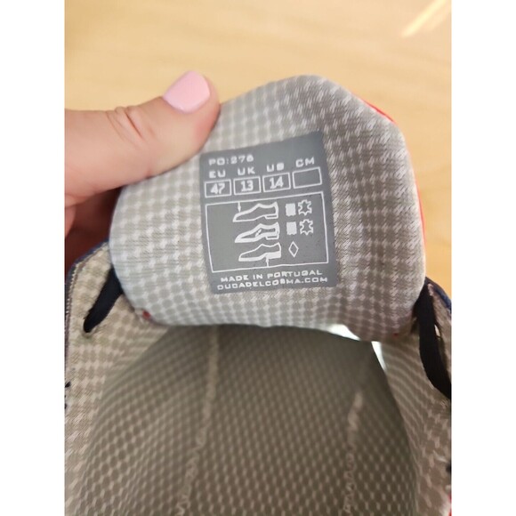 Duca Del Cosma Energy Golf Shoes/cleats, Mens Size 14 Red, Blue White Euc - Picture 10 of 13